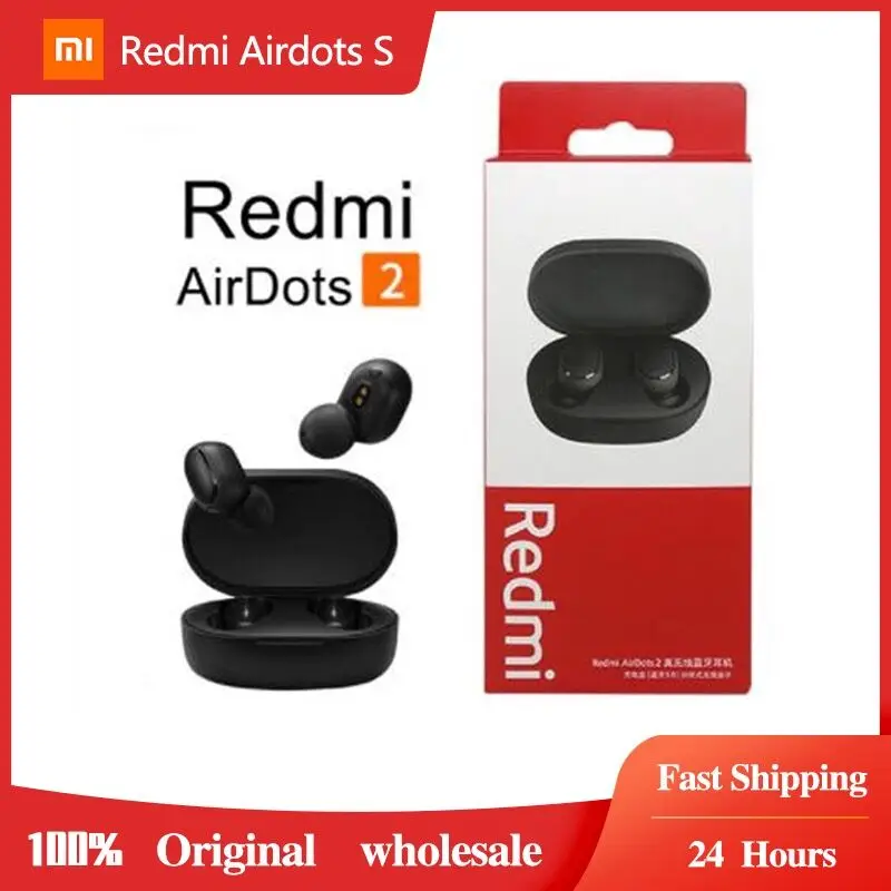 Xiaomi Redmi Airdots 2 Earbuds True Wireless Earphone Bluetooth 5.0 Noise Reductio Headset With Mic Original s Free Ship | Электроника
