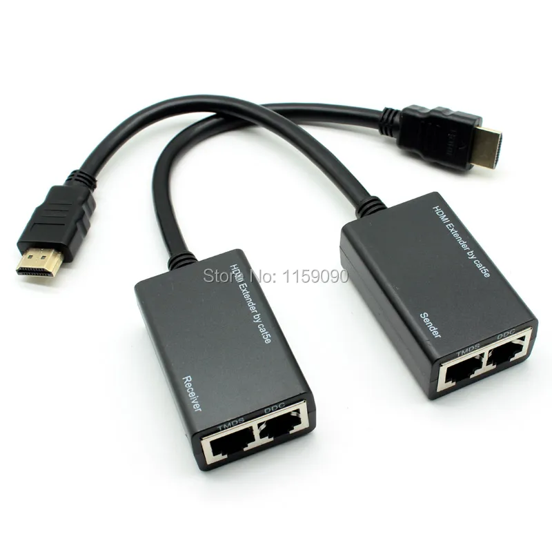 one pair UTP LAN Ethernet Extender Repeater HDMI Over RJ45 CAT-5e CAT-6 cable 1080P HDTV to 30 meters
one pair UTP LAN Ethernet Extender Repeater HDMI Over RJ45 CAT-5e CAT-6 cable 1080P HDTV to 30 meters