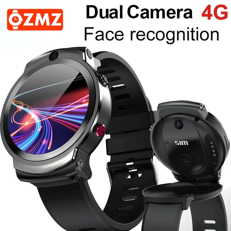Смарт-часы OZMZ 4G экран 1 6 дюйма камера МП 4-ядерный процессор MTK6739 3 ГБ + 32