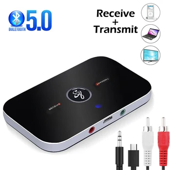 Upgraded B6 Bluetooth 5.0 Transmitter Receiver No Battery Wireless Audio Adapter PC TV 3.5mm AUX Jack Music Receiver Car Kit
Upgraded B6 Bluetooth 5.0 Transmitter Receiver No Battery Wireless Audio Adapter PC TV 3.5mm AUX Jack Music Receiver Car Kit