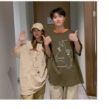 Men's T-shirt 2020 summer new slim and color contrast cartoon printing T-shirt loose casual crew neck fashion youth men's wear
Men's T-shirt 2020 summer new slim and color contrast cartoon printing T-shirt loose casual crew neck fashion youth men's wear