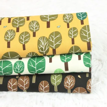 High quality thick pure cotton fabric Small tree printing fabric cotton Hand made DIY mouth gold bag clothing patchwork
High quality thick pure cotton fabric Small tree printing fabric cotton Hand made DIY mouth gold bag clothing patchwork