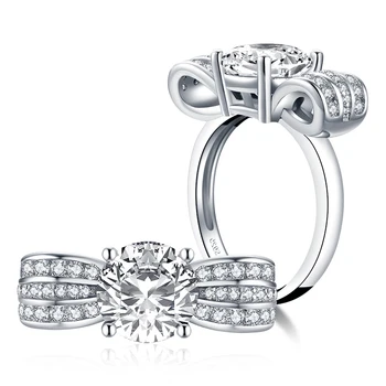 925 Sterling Silver Jewelry For Women Silver Rings Wedding Synthetic Diamond 2.6 Ct Ring Wedding Engagement Gift 
925 Sterling Silver Jewelry For Women Silver Rings Wedding Synthetic Diamond 2.6 Ct Ring Wedding Engagement Gift