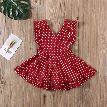 2020 Summer Toddler Girls Cute Dress Kids Polka Dot Print V-Neck Fly Sleeve Dress One-Piece Wine Red/Pink/Yellow
2020 Summer Toddler Girls Cute Dress Kids Polka Dot Print V-Neck Fly Sleeve Dress One-Piece Wine Red/Pink/Yellow