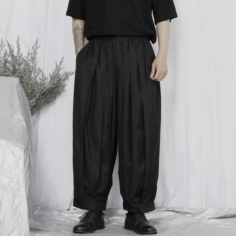 Men's spring and autumn new leisure suit wide leg trousers Japan retro fold design leisure large trousers
Men's spring and autumn new leisure suit wide leg trousers Japan retro fold design leisure large trousers