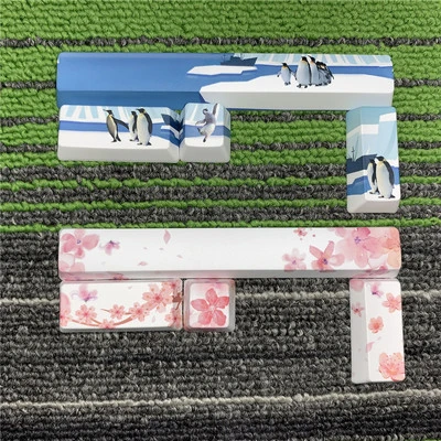 1 set 5 sides dye sublimation PBT Personality Sakura Penguin Key Cap Mechanical Keyboard Space ESC Enter Keycap OEM profile
1 set 5 sides dye sublimation PBT Personality Sakura Penguin Key Cap Mechanical Keyboard Space ESC Enter Keycap OEM profile
