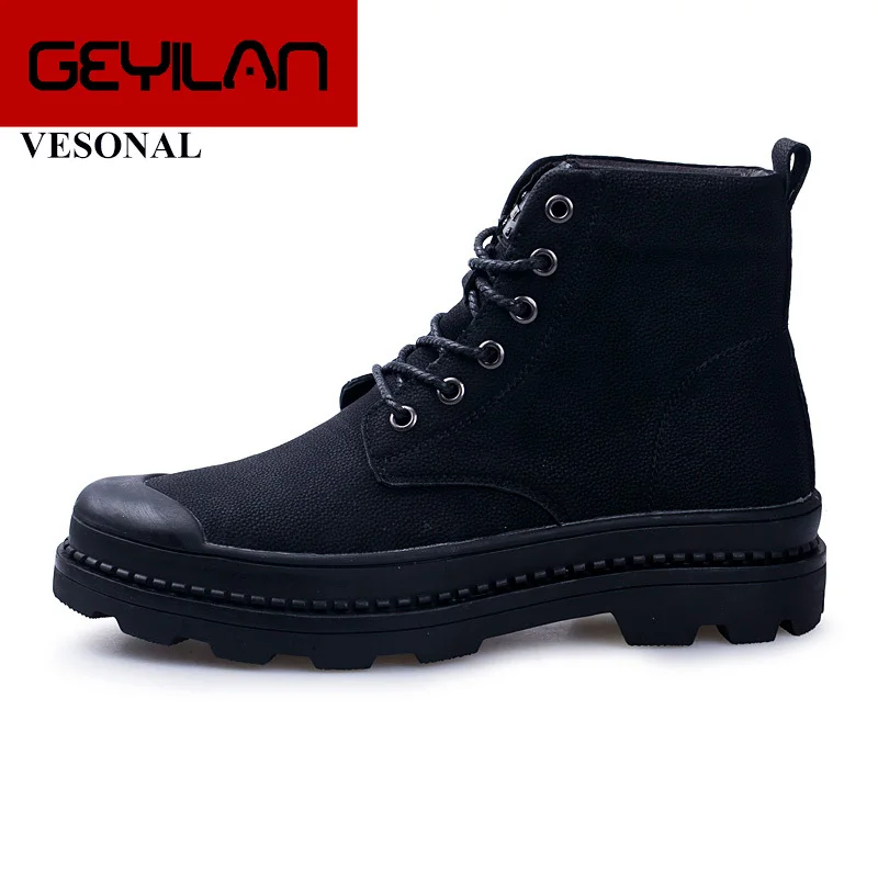 2019 Autumn Winter Genuine Leather Ankle Boots Men Shoes Motorcycle Vintage Classic Male Casual Boot Footwear 
2019 Autumn Winter Genuine Leather Ankle Boots Men Shoes Motorcycle Vintage Classic Male Casual Boot Footwear