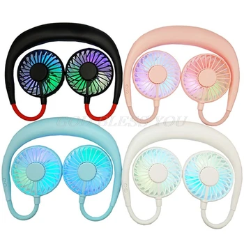 2019 2019 New Mini Portable LED Light USB Rechargeable Fan Neck Hanging Style Dual Cooling Lazy Fan for Student Home School Use
2019 2019 New Mini Portable LED Light USB Rechargeable Fan Neck Hanging Style Dual Cooling Lazy Fan for Student Home School Use