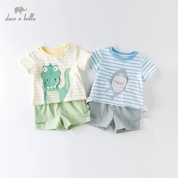 DBX13779 dave bella summer baby boys fashion cartoon striped clothing sets kids handsome short sleeve sets children 2 pcs suit
DBX13779 dave bella summer baby boys fashion cartoon striped clothing sets kids handsome short sleeve sets children 2 pcs suit