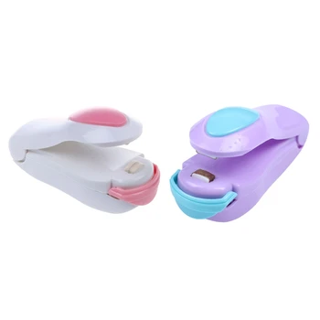 2Pcs Portable Mini Heat Sealing Machine Impulse Sealer Seal Packing Plastic Bag - White + Pink & Purple + Blue
2Pcs Portable Mini Heat Sealing Machine Impulse Sealer Seal Packing Plastic Bag - White + Pink & Purple + Blue