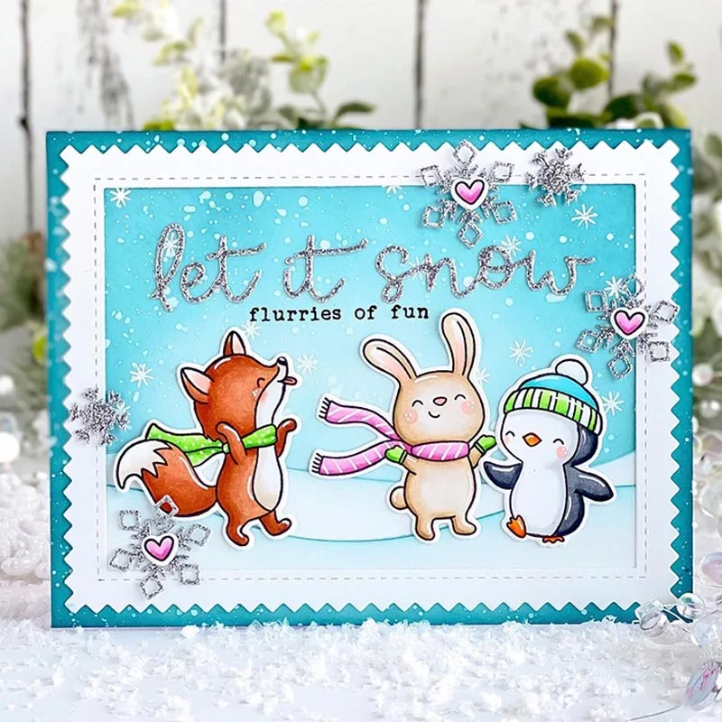 Snowing Background Frame Cutting Dies For DIY Scrapbooking Album Embossing Paper Cards Making Dies Pet At Snow Words
Snowing Background Frame Cutting Dies For DIY Scrapbooking Album Embossing Paper Cards Making Dies Pet At Snow Words