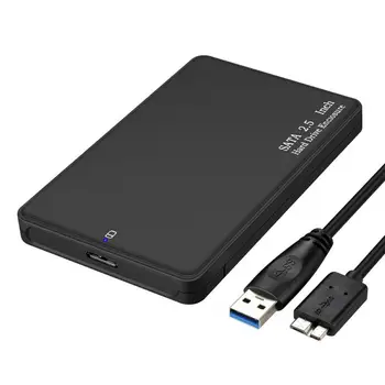 USB 3.0 2.5inch Black HDD Case SATA 3.0 to USB 3.0 External Hard Disk Drive SSD Enclosure Box for PC
USB 3.0 2.5inch Black HDD Case SATA 3.0 to USB 3.0 External Hard Disk Drive SSD Enclosure Box for PC