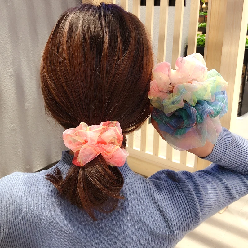 Bright Multicolor Fabric Elastic Hair Bands Hair Ring Ponytail Holder Girls Loop Hair Scrunchies Headwear
Bright Multicolor Fabric Elastic Hair Bands Hair Ring Ponytail Holder Girls Loop Hair Scrunchies Headwear