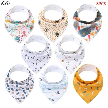 8 Pcs/set Newborn Children Triangle Bibs Autumn Winter Cute Printing Adjustable Snaps Baby Saliva Towel
8 Pcs/set Newborn Children Triangle Bibs Autumn Winter Cute Printing Adjustable Snaps Baby Saliva Towel