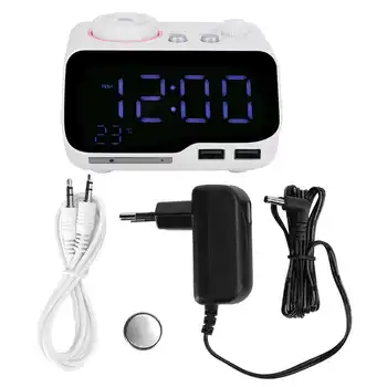 5.0 LED display speaker FM radio alarm clock anti-scratch lens LED display Compatible with FM disk AUX
5.0 LED display speaker FM radio alarm clock anti-scratch lens LED display Compatible with FM disk AUX