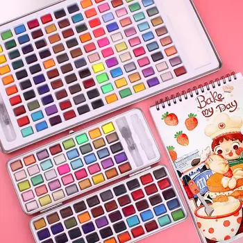 UP TO 120 Colors Solid Watercolor Paint Set Portable Paint Brush WaterColor Brush for Beginner Painting Drawing Art Supplies
UP TO 120 Colors Solid Watercolor Paint Set Portable Paint Brush WaterColor Brush for Beginner Painting Drawing Art Supplies
