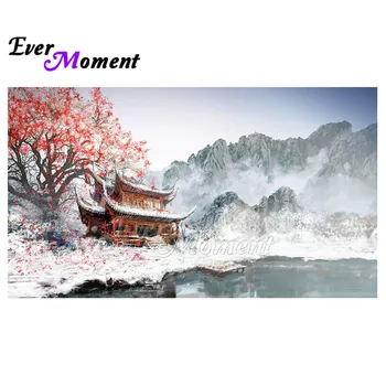 Ever Moment 5D DIY Full Rhinestone Diamond Painting Kits Peaceful Landscape Asian Style Mosaic Embroidery Craft For Giving 5L610
Ever Moment 5D DIY Full Rhinestone Diamond Painting Kits Peaceful Landscape Asian Style Mosaic Embroidery Craft For Giving 5L610