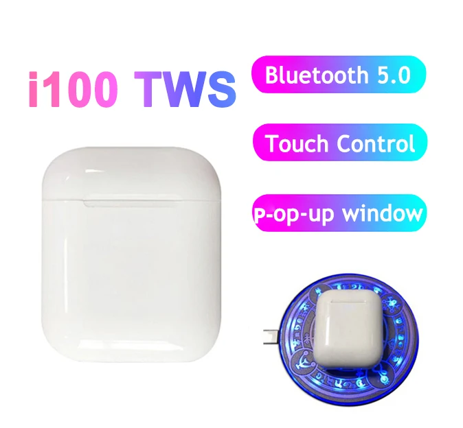 Real i100 tws P-o-p up earphone bluetooth 5.0 wireless charging headset touch control earbuds pk w1 chip i30 i10 i80 i500 i2000
Real i100 tws P-o-p up earphone bluetooth 5.0 wireless charging headset touch control earbuds pk w1 chip i30 i10 i80 i500 i2000