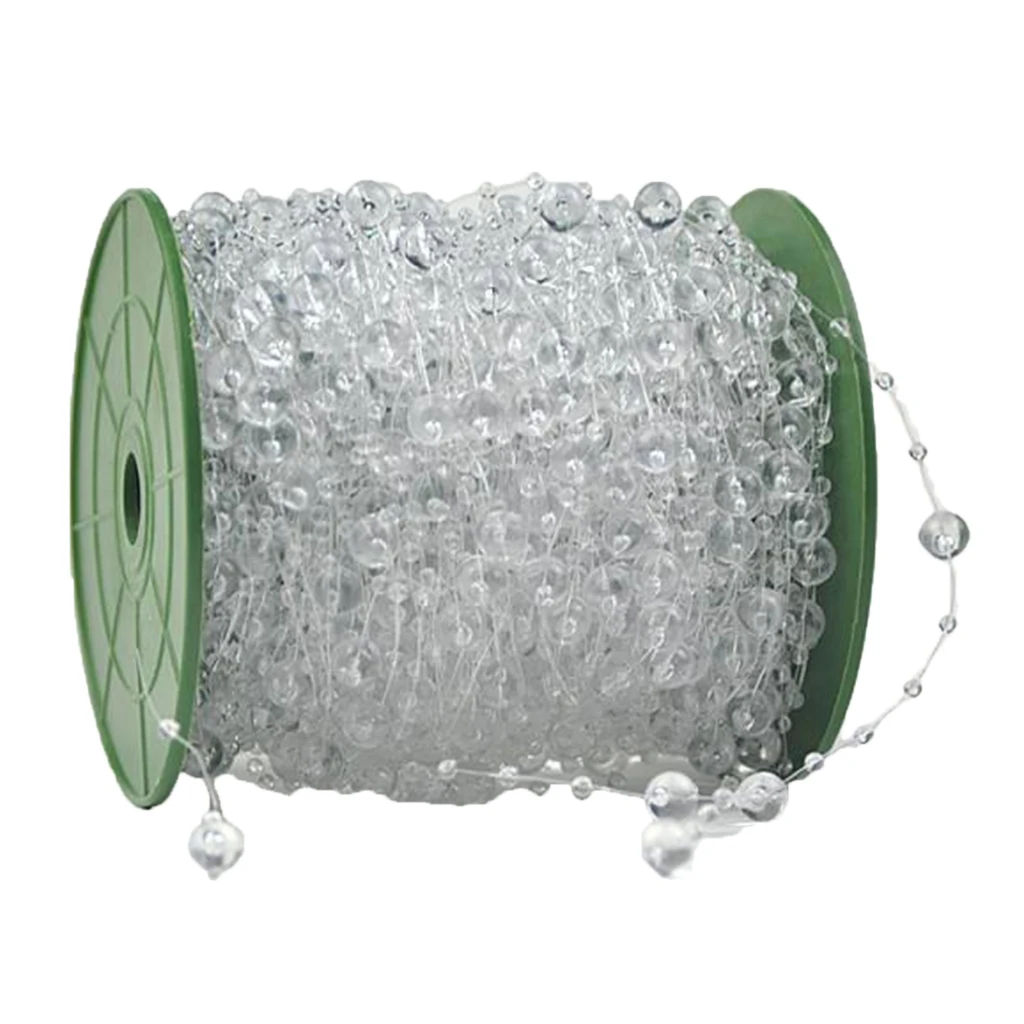 Fishing Line Artificial Pearls String Beads Chain Garland Beads for Flower Garland Wedding Decoration & Bridal Bouquet Making
Fishing Line Artificial Pearls String Beads Chain Garland Beads for Flower Garland Wedding Decoration & Bridal Bouquet Making