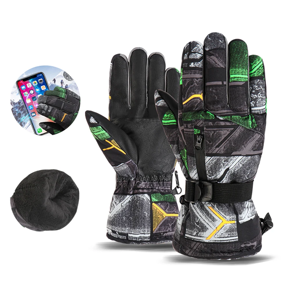 Cold-proof Ski Gloves Waterproof Winter Gloves Cycling Fluff Warm Gloves For Touchscreen Cold Weather Windproof Anti Slip
Cold-proof Ski Gloves Waterproof Winter Gloves Cycling Fluff Warm Gloves For Touchscreen Cold Weather Windproof Anti Slip