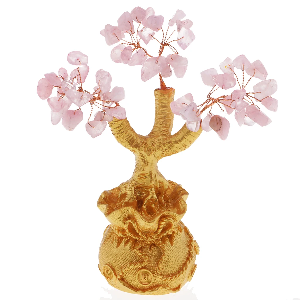 Feng Shui Crystal Money Tree Bonsai Style Wealth Luck Tree Home Decoration Feng Shui Crystal Money Tree Bonsai Style Wealth Luck Tree Home Decoration
