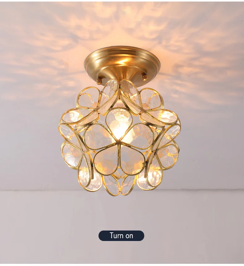 Modern Creative Crystal Ceiling Lamp Luxury Aisle Light Corridor Porch Entrance Hall Lighting For Home Indoor Lights Fixture New