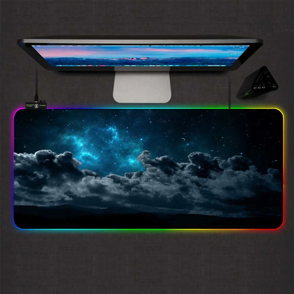 Mairuige Large Mouse Pad 90x40 RGB Star Mouse Pad LED Color Backlight Mouse Pad Computer Notebook Office Desk Mat Mousepad
Mairuige Large Mouse Pad 90x40 RGB Star Mouse Pad LED Color Backlight Mouse Pad Computer Notebook Office Desk Mat Mousepad