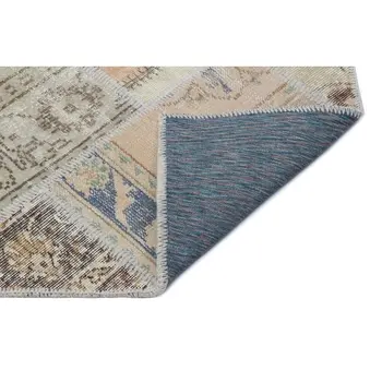 Handmade Beige Vintage Overdyed Patchwork Area Rug 160x230 Cm-5'3''X7'7''
Handmade Beige Vintage Overdyed Patchwork Area Rug 160x230 Cm-5'3''X7'7''