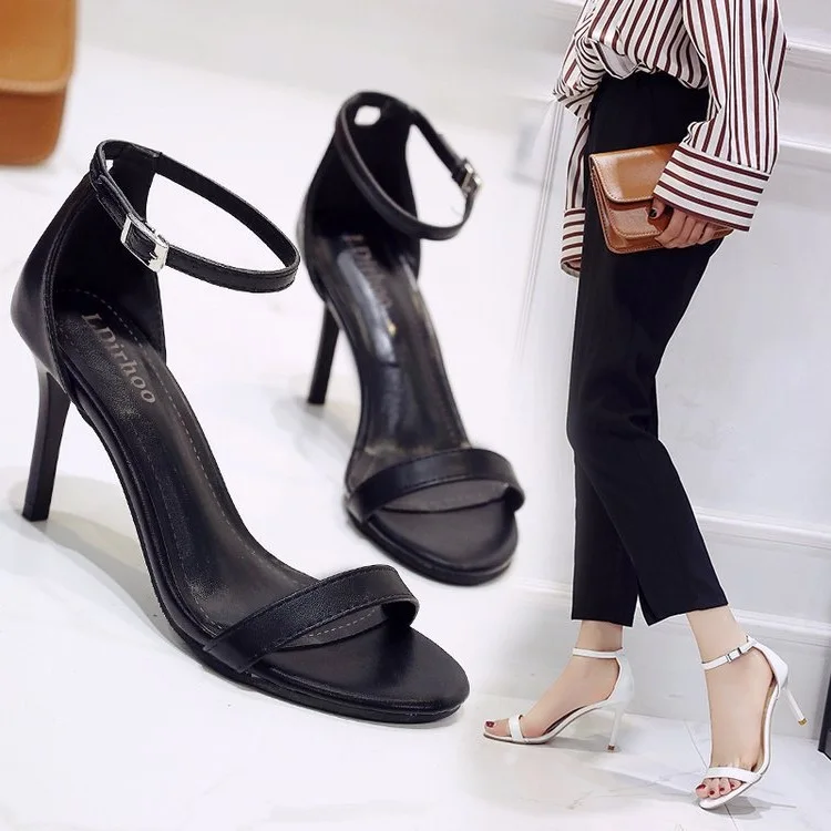 Fashion Summer A- line Strap Sandals 2019 High Heel Shoes White Versatile New Style Thin Heeled Grape Granule Faux Pu
Fashion Summer A- line Strap Sandals 2019 High Heel Shoes White Versatile New Style Thin Heeled Grape Granule Faux Pu