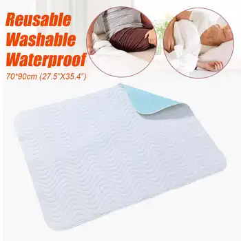 70*90cm Kids Adult Washable Reusable Protector Waterproof Underpad Bed Pad Polyester For Incontinence Patient Pad Cover Mattress
70*90cm Kids Adult Washable Reusable Protector Waterproof Underpad Bed Pad Polyester For Incontinence Patient Pad Cover Mattress