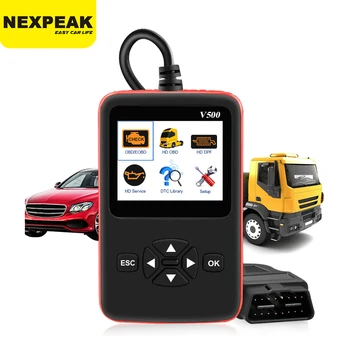 Car Truck OBD2 Scanner Heavy Duty Truck Diagnostics Code Reader Auto Scanner Truck ABS DPF Oil Light Reset Auto Diagnostic Tool
Car Truck OBD2 Scanner Heavy Duty Truck Diagnostics Code Reader Auto Scanner Truck ABS DPF Oil Light Reset Auto Diagnostic Tool