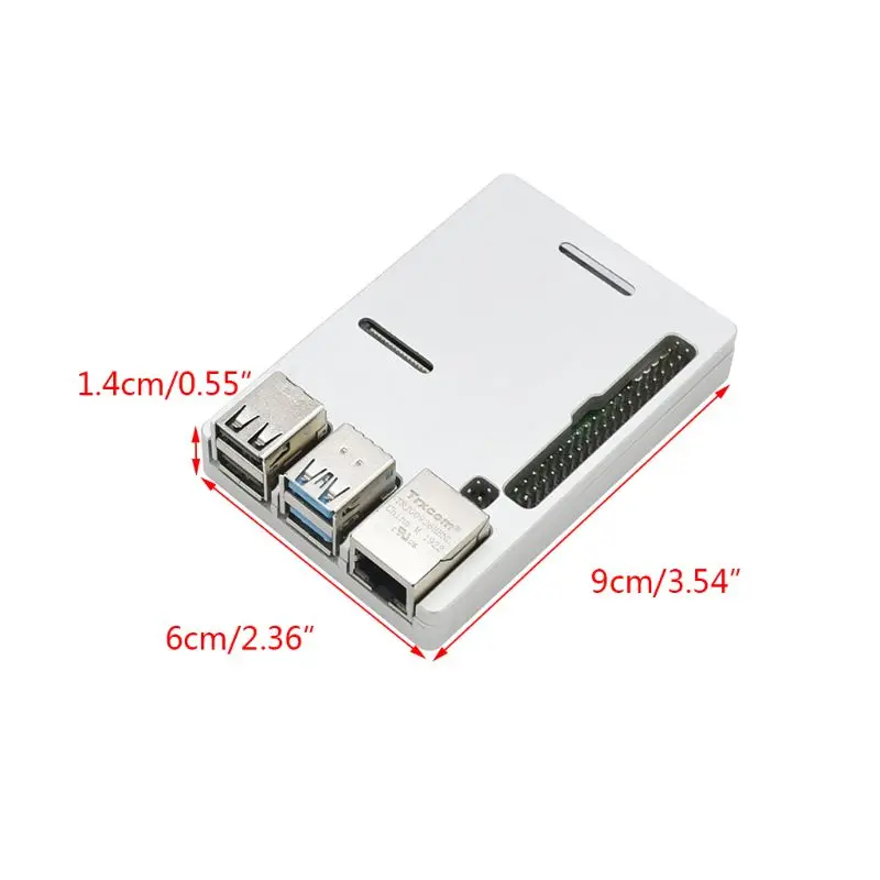 1Set CNC Aluminum Alloy Case Ultra-thin Metal Protective Cover Shell Silver Enclosure for Raspberry Pi 4 Model B
1Set CNC Aluminum Alloy Case Ultra-thin Metal Protective Cover Shell Silver Enclosure for Raspberry Pi 4 Model B