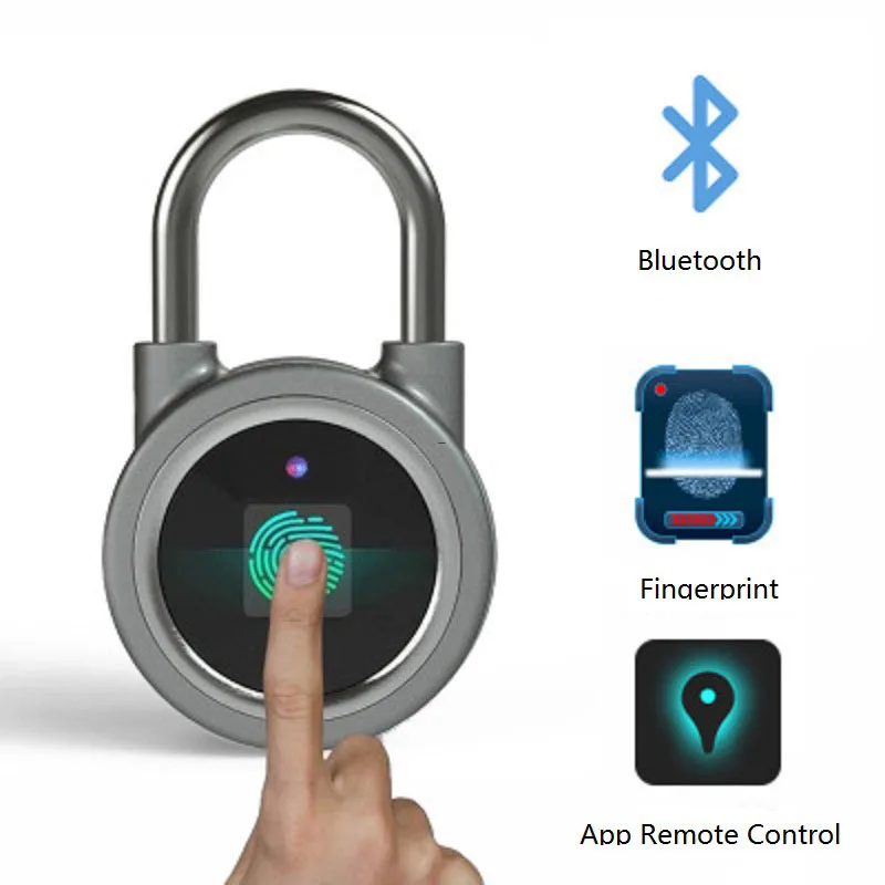 Waterproof Keyless Fingerprint Smart lock APP / Fingerprint Unlock Anti-Theft Padlock Door Lock for Android iOS System cabinet
Waterproof Keyless Fingerprint Smart lock APP / Fingerprint Unlock Anti-Theft Padlock Door Lock for Android iOS System cabinet