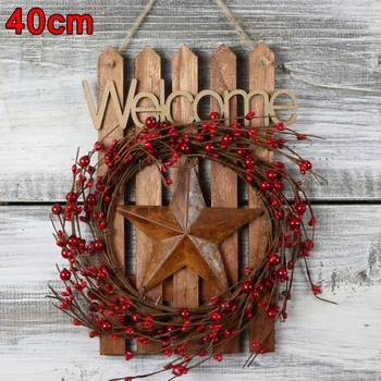 Artificial Red Berry Wreath Primitive Front Door Wall Decor Festival Garland Crafts Easter Decorations Christmas Wedding Wreaths
Artificial Red Berry Wreath Primitive Front Door Wall Decor Festival Garland Crafts Easter Decorations Christmas Wedding Wreaths