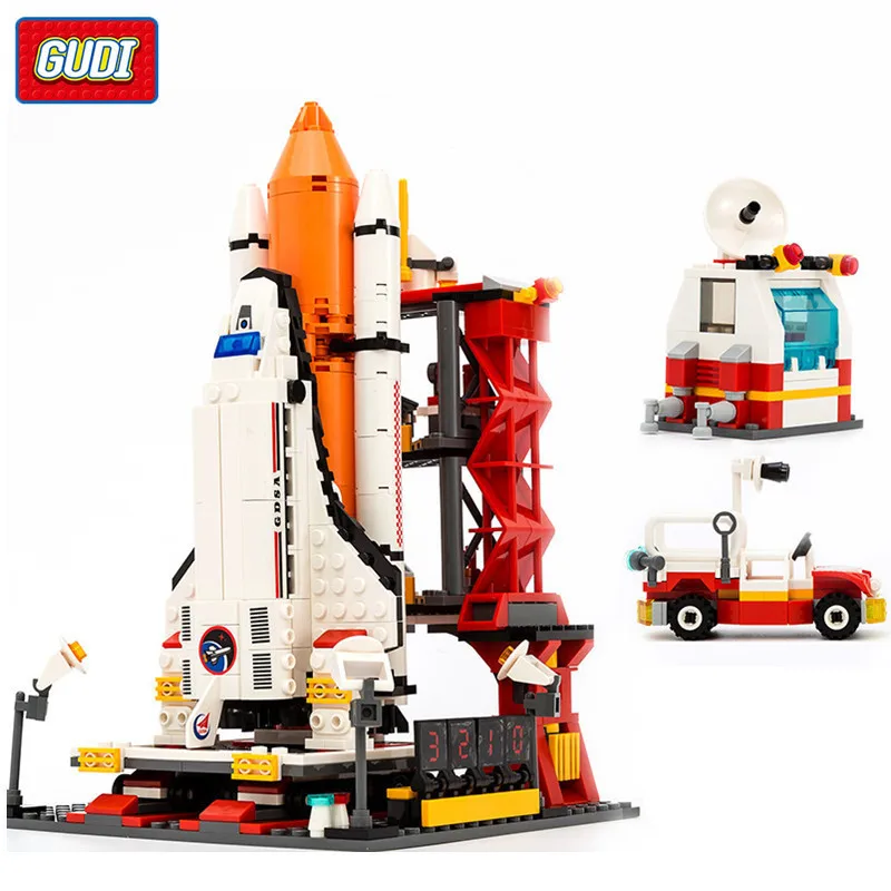 679Pcs City Spaceport Space Shuttle Launch Center Building Blocks Sets LegoINGLs Technic Kids Juguetes Bricks Toys For Children
679Pcs City Spaceport Space Shuttle Launch Center Building Blocks Sets LegoINGLs Technic Kids Juguetes Bricks Toys For Children