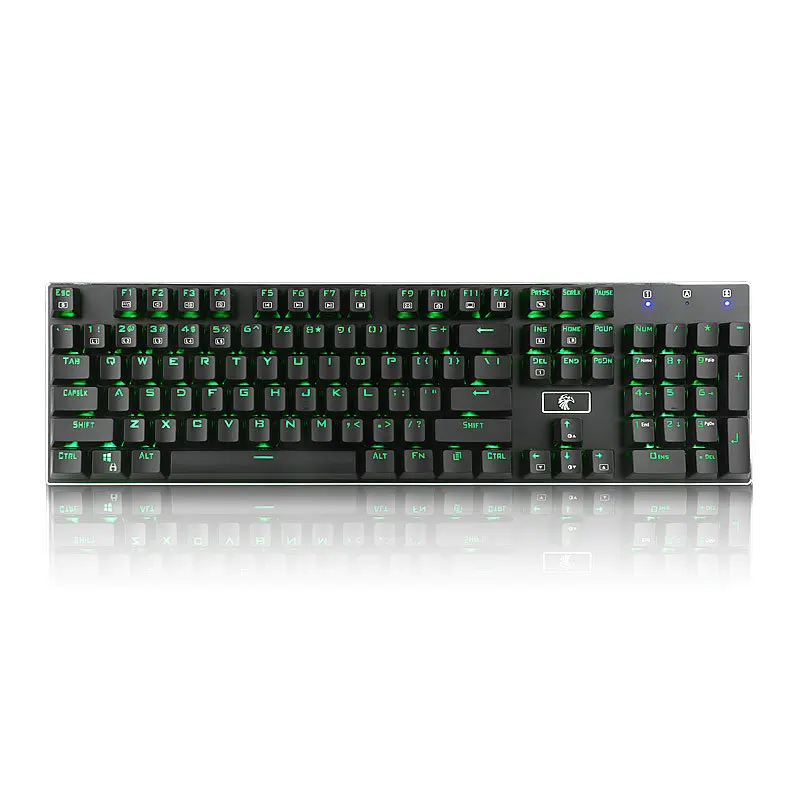 E Element Z88104 Key Game Mechanical Keyboard Light Carriable Convenient Keyclick with Magnetic Ring Shielded Wire Shining
E Element Z88104 Key Game Mechanical Keyboard Light Carriable Convenient Keyclick with Magnetic Ring Shielded Wire Shining