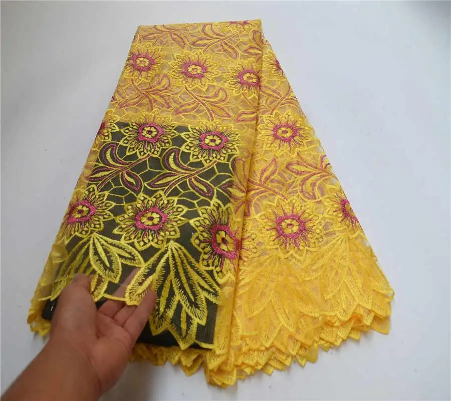 New Arrival African Laces Fabrics Embroidered Mesh Lace Fabric Cheap African French Net tulle Lace Fabric PSA847-2
New Arrival African Laces Fabrics Embroidered Mesh Lace Fabric Cheap African French Net tulle Lace Fabric PSA847-2