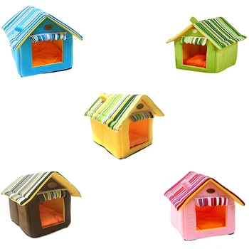 Dog House Villa Dog Beds Pet Products Striped Removable Cover Mat for Small Medium Large Dogs House Pet Bed for Cat
Dog House Villa Dog Beds Pet Products Striped Removable Cover Mat for Small Medium Large Dogs House Pet Bed for Cat