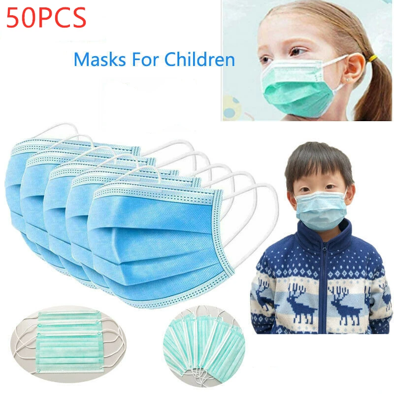 50Pcs Masks Children Disposable Mask Kids Protective Face Mask Three-Layers Non-woven Anti Dust Face Shield Mouth Masks 4FZ
50Pcs Masks Children Disposable Mask Kids Protective Face Mask Three-Layers Non-woven Anti Dust Face Shield Mouth Masks 4FZ