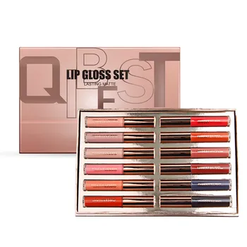 12 Pcs/set Matte Lip Tint Gloss Dumb Light Fog Long Lasting Nude Red Lipstick Cosmetics Gift Box
12 Pcs/set Matte Lip Tint Gloss Dumb Light Fog Long Lasting Nude Red Lipstick Cosmetics Gift Box