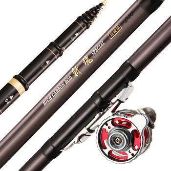 High Quality Carbon Fishing Rod 4.5M 5.4M 6.3M 7.2M Three Positioning Telescopic Fishing Rod Spinning Fishing Tackle Sea pole
High Quality Carbon Fishing Rod 4.5M 5.4M 6.3M 7.2M Three Positioning Telescopic Fishing Rod Spinning Fishing Tackle Sea pole