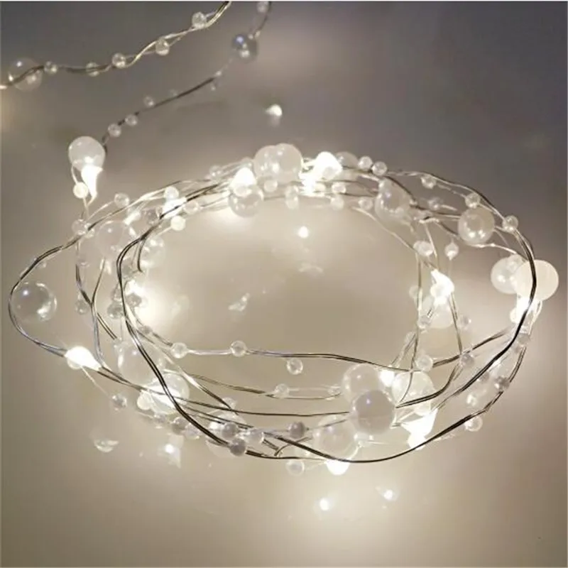 10 м 100Led бусины Медный провод лампы жемчужные огни Строка книжный шкаф