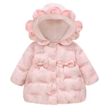 Famuka Winter Newborn Baby Cotton Coat Girl Sunflower Hooded Jacket Thicken Embroidery Letter Cute Outerwear Infant Warm Clothes 
Famuka Winter Newborn Baby Cotton Coat Girl Sunflower Hooded Jacket Thicken Embroidery Letter Cute Outerwear Infant Warm Clothes