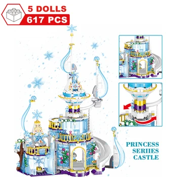 617PCS Princess Snow Queen Ice Castle Snow Figures Girls Friends Building Blocks Bricks Toys for Children
617PCS Princess Snow Queen Ice Castle Snow Figures Girls Friends Building Blocks Bricks Toys for Children
