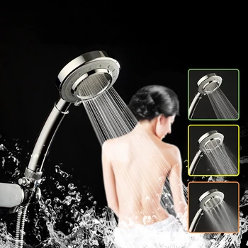 Third Gear Adjustable Handheld Pressurize Mirror Shower Head Hotel Bathroom Accessories Homes Bathe Shower Head High Pressure 
Third Gear Adjustable Handheld Pressurize Mirror Shower Head Hotel Bathroom Accessories Homes Bathe Shower Head High Pressure