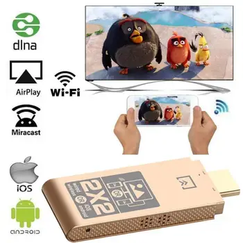 MiraScreen Wireless HDMI Wifi Display Dongle 2.4GHz TV Stick Miracast Airplay DLNA Dual Mode Mirror Adapter For Android IOS
MiraScreen Wireless HDMI Wifi Display Dongle 2.4GHz TV Stick Miracast Airplay DLNA Dual Mode Mirror Adapter For Android IOS