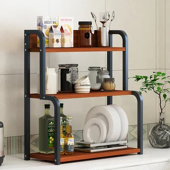 Desktop kitchen shelf landing multi-layer shelf microwave oven storage rack kitchen storage shelf organizer
Desktop kitchen shelf landing multi-layer shelf microwave oven storage rack kitchen storage shelf organizer