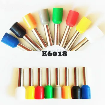 E6018 Insulating Crimp Terminal Connector 100PCS/Bag Tube Insulated cord end terminals 6.0mm2 Cable Connector wire terminals
E6018 Insulating Crimp Terminal Connector 100PCS/Bag Tube Insulated cord end terminals 6.0mm2 Cable Connector wire terminals