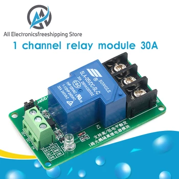 ONE 1 channel relay module 30A with optocoupler isolation 5V 12V 24V supports high and low Triger trigger
ONE 1 channel relay module 30A with optocoupler isolation 5V 12V 24V supports high and low Triger trigger