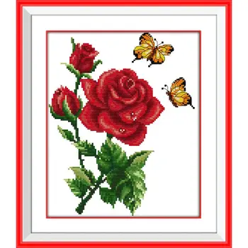 Joy Sunday Butterflies Over Flowers Chinese Print Pattern Cross Stitch Embroidered Needlework Kits Counting Pattern Canvas DMC
Joy Sunday Butterflies Over Flowers Chinese Print Pattern Cross Stitch Embroidered Needlework Kits Counting Pattern Canvas DMC